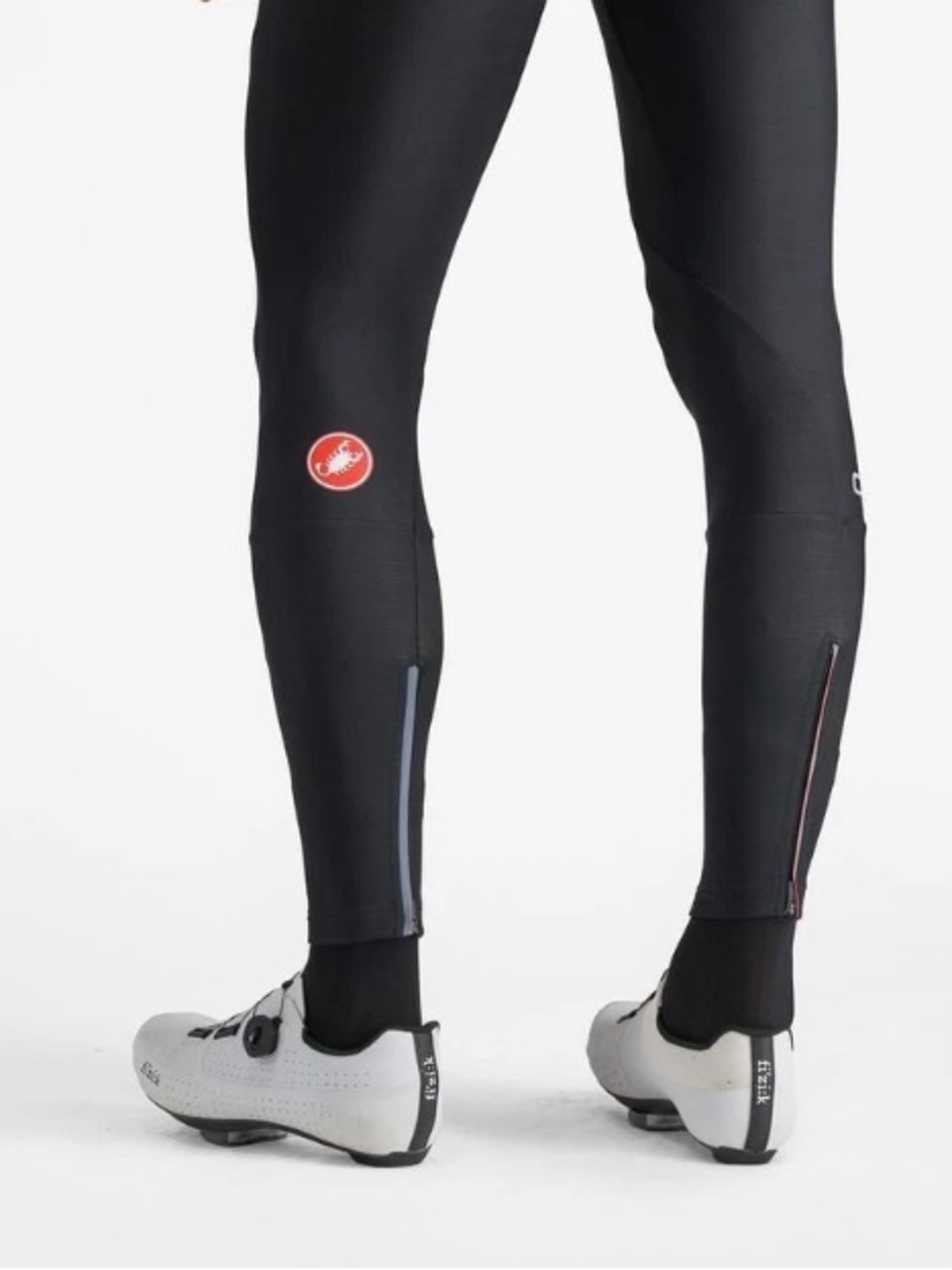 Castelli men's black cycling thermal tights Size L